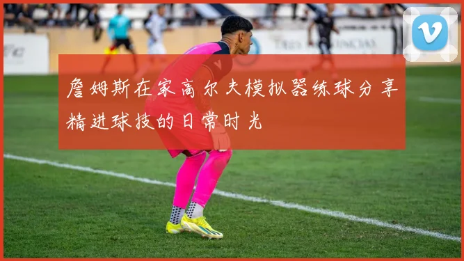 詹姆斯在家高尔夫模拟器练球分享精进球技的日常时光